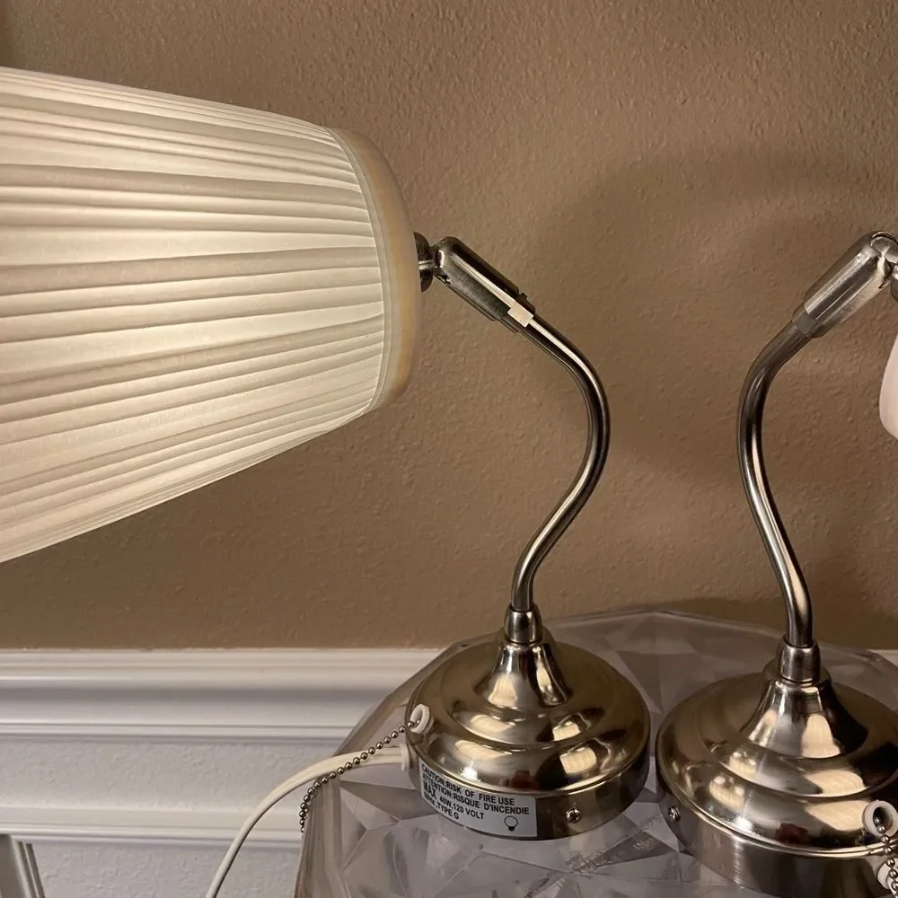 Set of 2 Arstid IKEA Pull String Wall Lamps